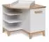 VitaliSpa Malia Wickelkommode weiß/Artisan mit Tür, 85x85,2cm (58361)