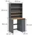 VICCO Viktor Waschmaschinenschrank anthrazit/Eiche, 93,6x88,2x60cm (56186)
