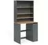 VICCO Viktor Waschmaschinenschrank anthrazit/Eiche, 93,6x88,2x60cm (56186)