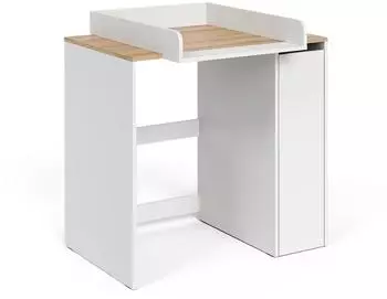 VICCO Viktor Waschmaschinenschrank mit Wickelauflage, weiß/Artisan, 93,6x88,2cm (58032)