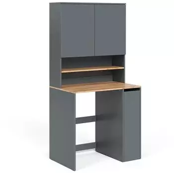 VICCO Viktor Waschmaschinenschrank anthrazit/Eiche, 93,6x88,2cm (56188)