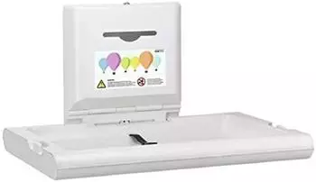 All Care Babywickeltisch horizontal, Wandmontage, Kunststoff (CP0016H)