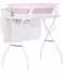 Chipolino Sonata Babywanne & Wickeltisch 2-in-1, faltbar, rosa (SHVSO0263PI)
