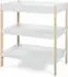 en.casa Oupilu Wickeltisch mit 2 Ablagen, weiß, 91x82x53cm