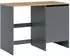 VICCO Viktor Waschmaschinenschrank anthrazit/Goldkraft Eiche, 119,6x88,2cm (60597)
