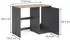 VICCO Viktor Waschmaschinenschrank Anthrazit/Goldkraft Eiche 113,6x88,2cm (62863)