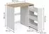 VICCO Viktor Waschmaschinenschrank weiß/Artisan-Eiche mit Rollcontainer, 93,6x88,2x60cm (60741)