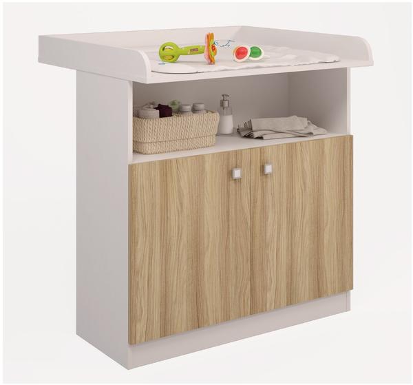 Polini Kids Wickelkommode Simple 1290 - Eiche weiß