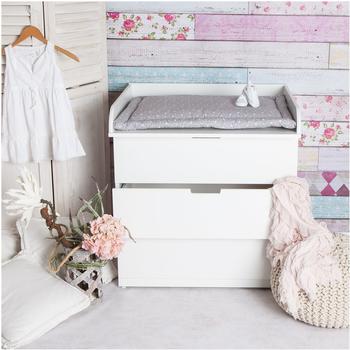 Puckdaddy Wickelaufsatz Rund für IKEA Brimnes Kommode