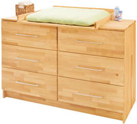 Pinolino 132174 X, Pinolino Wickelkommode Natura extrabreit natur