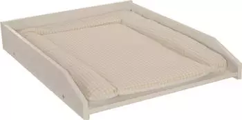 Roba Wickelplatte für Bett Waldtiere weiß