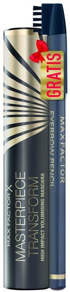 Max Factor Masterpiece Transform Mascara black+Eyebrow Pencil hazel