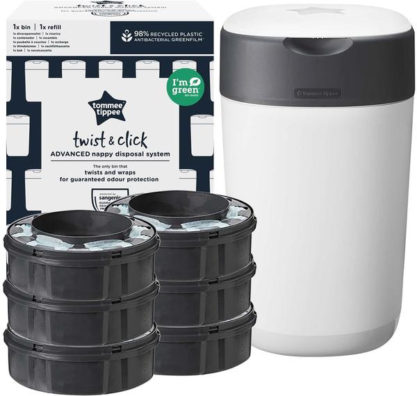 Tommee Tippee Twist and Click Windeleimer Starter Set (16L)