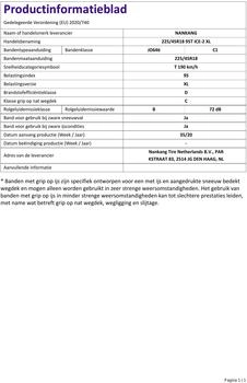 NanKang Ice Activa 2 225/45 R18 95T XL Nordic compound