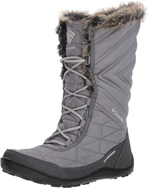 Columbia MINX MID III Women Snow Boots (Grey Steel Ice)