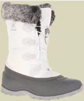 Kamik NK2471N37, Kamik - Women's Momentum 3 - Winterschuhe 37 | EU 37 wei&szlig;/grau