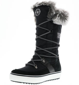 Vista Halbschaft Snowboots Kunstfell gefüttert schwarz