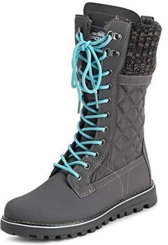 Polar Kunstpelz Wadenstiefel grau blau YC0607