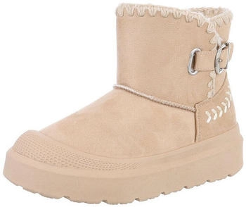 Ital Design Damen Boots hellbeige hellbraun