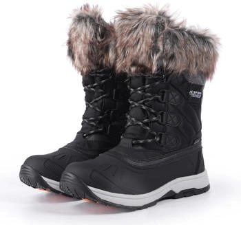 Icepeak Snowboots 'ANSINA MS' schwarz wasserdicht gefüttert