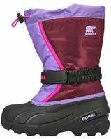 Sorel 211408-2114081-562-1, Sorel Youth Flurry Boot purple dahlia paisley purple