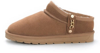 Gooce Leder-Winterboots 'Michala' hellbraun