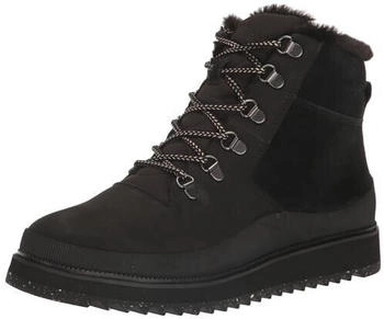 TOMS Shoes Mojave Mode- schwarzes Leder Wildleder geriffelt