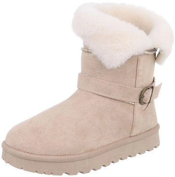 Ital Design Snowboots hellbraun Dekofell