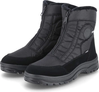 Vista Snowboots Winterstiefeletten schwarz wasserdicht Spikes