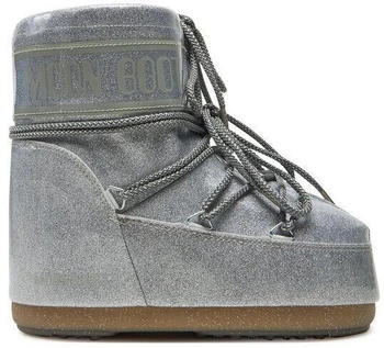 Moon Boot ICON Low Glitter silver