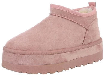 Ital Design Snowboots Dekofell 8813 altrosa