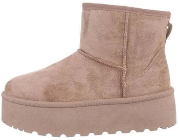 Ital Design Stiefeletten Plateaustiefeletten 88-61- hellbraun