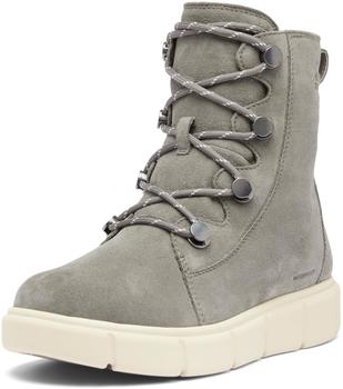 Sorel Explorer III Joan wasserdichter Schneestiefel Quarry Chalk