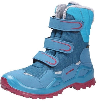 Lowa Schneestiefel blau flacher Absatz Damen