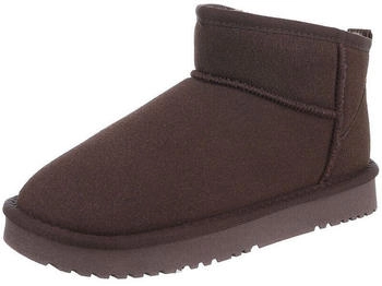 Ital Design Snowboots 'Flache' dunkelbraun