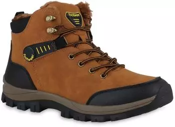 VAN HILL Boots 'Bellamy' hellbraun schwarz