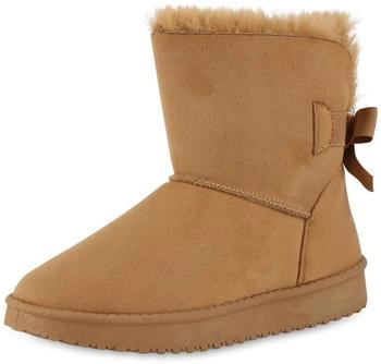 VAN HILL 902280 Schlupfboots Schuhe hellbraun