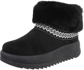 Ital Design Boots schwarz weiß