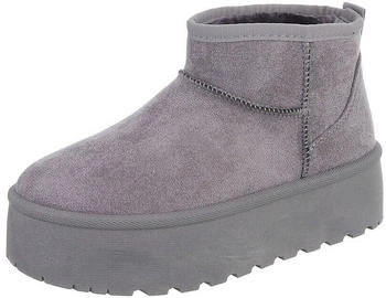 Ital Design Stiefeletten Plateaustiefeletten LX23-001 grau