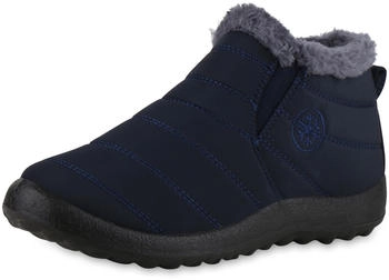 VAN HILL Damen Stiefelette 'Fiona' dunkelblau stone schwarz