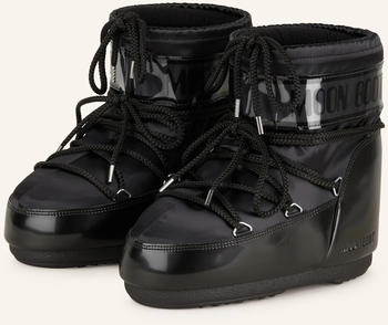 Moon Boot Icon Low Glance black patent