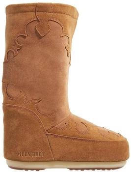 Moon Boot MB ICON SUEDE EMBROIDERY Stiefel braun
