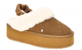 Emu Hartz Plateau Clogs braun kastanie W13137
