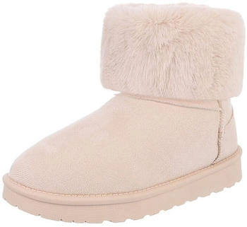 Ital Design Stiefeletten Wildlederoptik beige 88460423