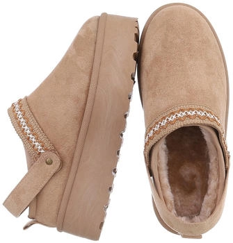 Ital Design Platform Ankle Boots hellbraun