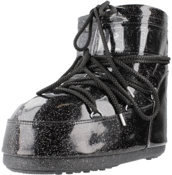 Moon Boot Icon Low Glitter schwarz