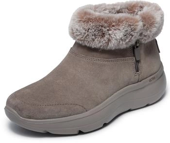 Skechers On-The-Go Encore Snow-Capped dark taupe suede