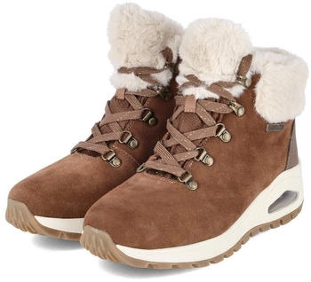 Skechers UNO Rugged Moonlight Ridge chestnut suede/duraleather/faux fur