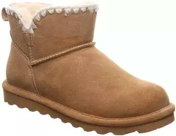 Bearpaw Yvonne Winter Boots Slip-on Boots, Snow Boots with Lambskin Lining hellbraun