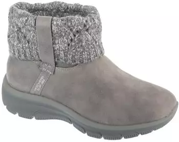 Skechers Easy Going-Cozy Weather (168033) charcoal knit/faux fur